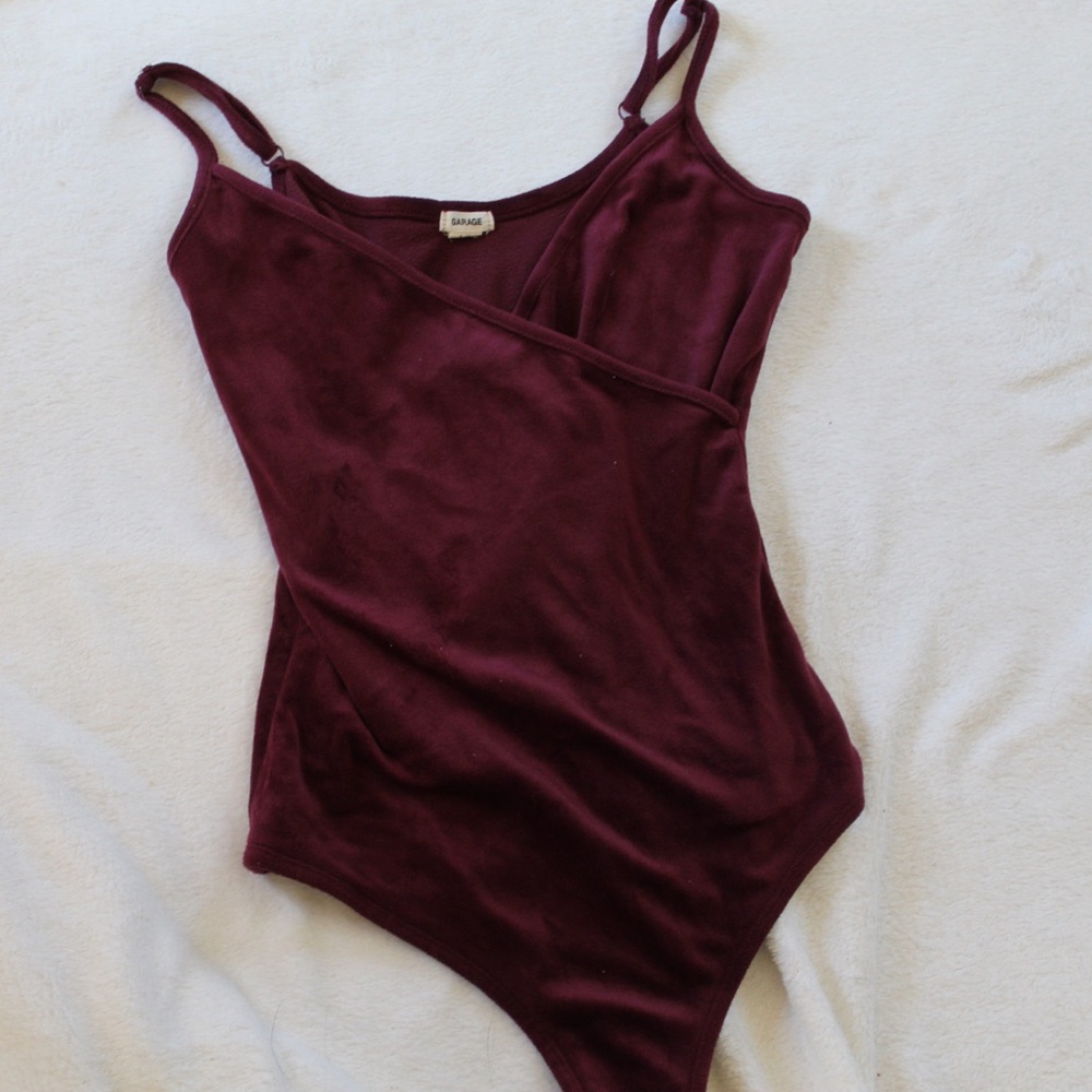 Velvet bodysuit